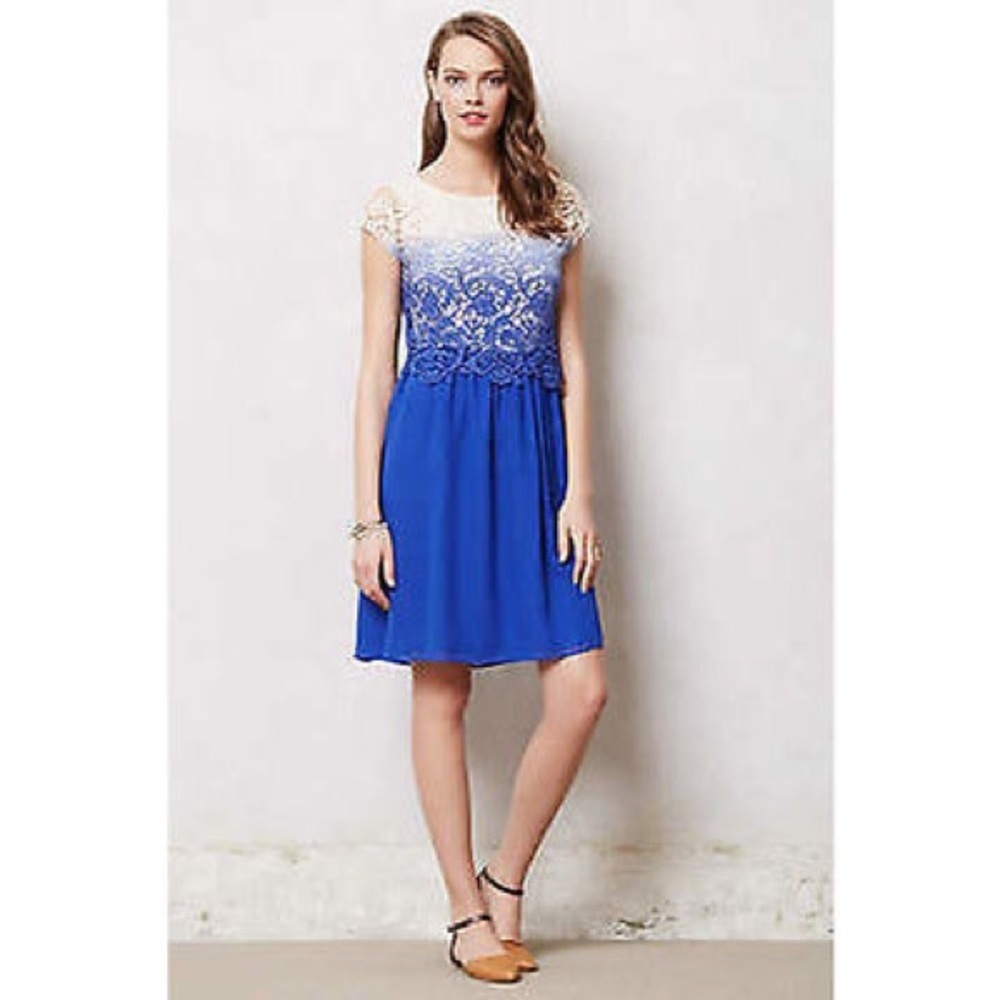 Anthropologie Dress By Seen Worn Crochet Dress